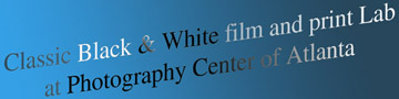 Quality Black and White Processing at Classic Black and White Film and Print Lab - Click Here!